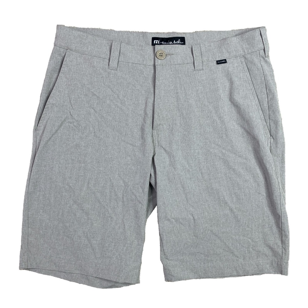 Travis Mathew Shorts Mens 32 Tan Chino Hiking Light Stretch Golf Outdoor